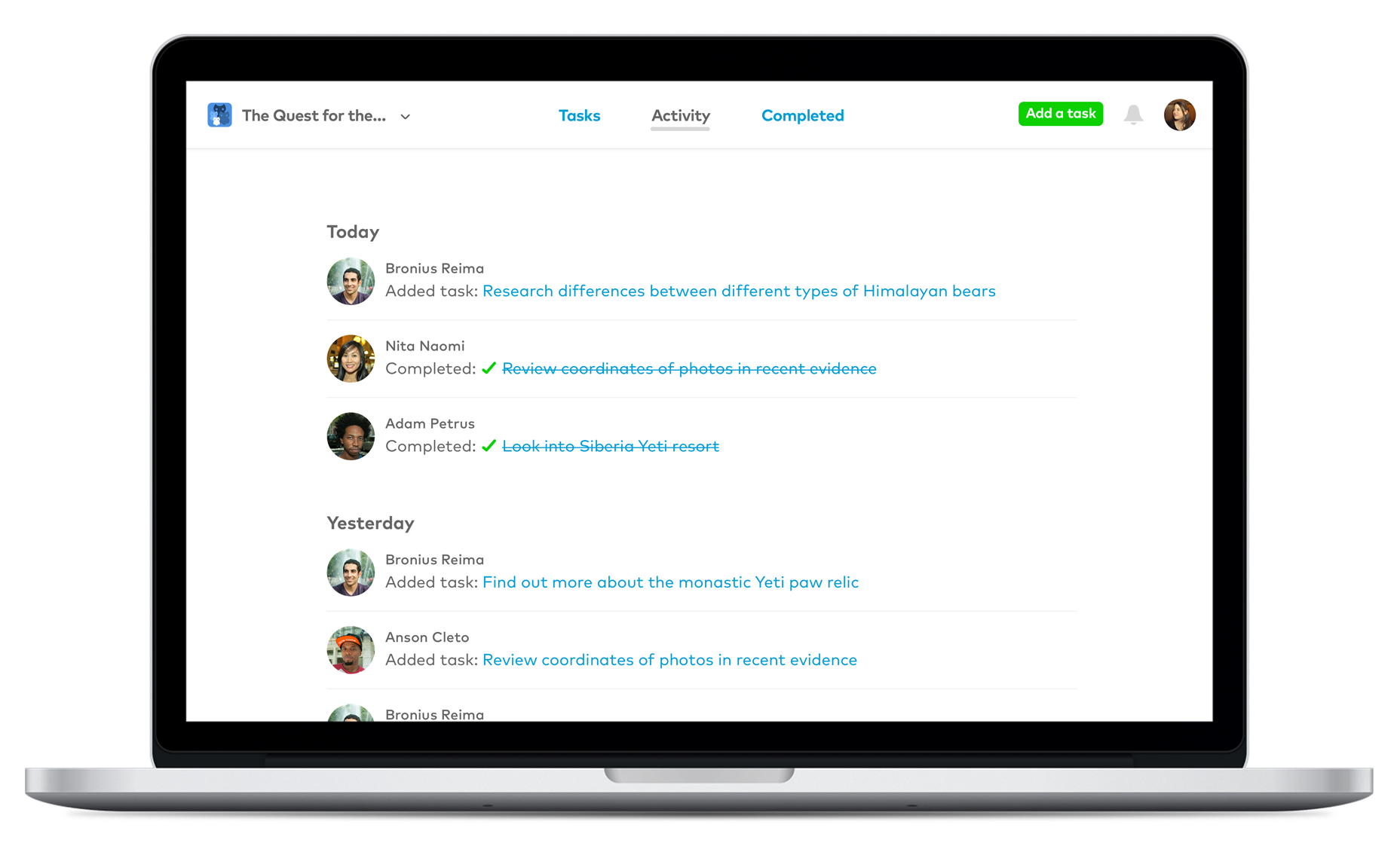 newbegin-activity